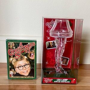 A Christmas Story Bundle - Playing Cards & Acrylic Shot Glass